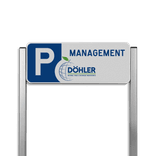 Parkeerplaatsbord type TS - met logo en/of eigen ontwerp - reflecterend