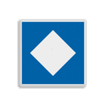 Scheepvaartbord BPR E.5.12 - Ligplaatsen voor niet-kegelschepen