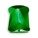 Groene passieve radarreflector SR6 - 360grd.