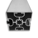 Portaalsysteem TS inclusief informatiebord rechthoek 4:3 + 2 Geborsteld aluminium staanders