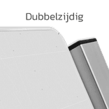 Bedrijfsnaambord 3:4 reflecterend met luxe staanders - Met beeldmateriaal/foto