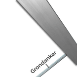 Portaalsysteem TS met informatiebord 2:1 met aluminium geborstelde staanders