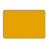 Omleidingsbord WIU geel - met logo in het kader