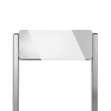 Montageframe TS3 staanders (30x30mm) - geborsteld aluminium - set 2 stuks