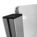 Montageframe TS6 staanders (60x60mm) - geborsteld aluminium - set 2 stuks