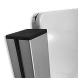 Montants  TS3 (60x60mm) - Aluminium brossé - kit de 2 pièces