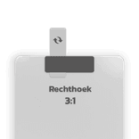 Verkeersbord dubbel omgezette rand - type 3:1 - rechthoek