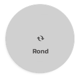 Basis verkeersbord rond DOR - dubbel omgezette rand - excl. opdruk