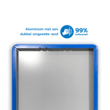 Aanduidingsbord stelling blauw/wit - reflecterend