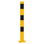 Rampaal Ø76mm staal - geel/zwart - diverse montageopties