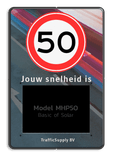 Achtergrondschild voor MHP50 Display - 600x900x25mm