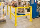 Poteau intermédiaire 1000 mm pour barrière industrielle - Black Bull