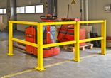 Balustrade Staander 1000 hoog, begin-eindpaal
