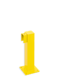 Poteau de début et de fin 500 mm pour barrière industrielle - Black Bull