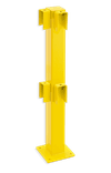 Poteau d’angle 90° de 1000 mm pour barrière - Black Bull