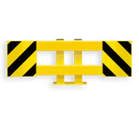Protection de rack réglable 900 à 1300 mm en acier - Black Bull