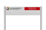Industrieverwijzing TS10 aluminium - 1 straatnaam - 1200mm breed