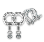 Kit de suspension pour panneau – 2 pitons acier et manille lyre
