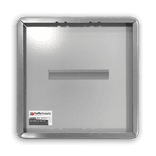 Montagestrip grijs RAL7042 300mm - 22mm diep - extra bevestigingspunt voor beugel