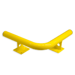 Élément d’angle pour poutre de protection Ø 76 mm – Hauteur 200 mm