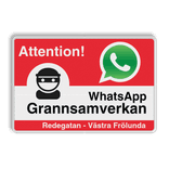 WhatsApp - Sweden  - Attention! Grannsamverkan - L209wa-g