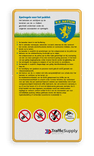 Informatiebord spelregels + logo full-colour opdruk