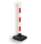 Kettingpaal Ø50x900mm kunststof + 10m ketting - Guarda-Flex