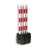 Poteau de guidage en plastique 50x900mm - Chaîne de 10m Guarda Flex