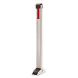 Poteau anti-stationnement rabattable aluminium avec pédale