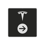 Informatiebord 500x500x28mm Bataviastad-picto Tesla route