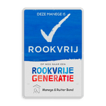 Rookvrije manege - Informatiebord - Op weg naar een Rookvrije generatie - Manege & Ruiter Bond