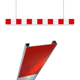Limiteur de hauteur en aluminium 200mm avec profilé C + propre texte