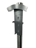 RVS Montagepaal voor Tesla Wall connector