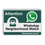 WhatsApp - Englisch - Attention - Neighborhood Watch