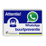 WhatsApp Buurtpreventie Informatiebord  Logo  - L209wa