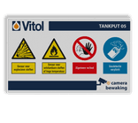 PBM Veiligheidsbord 1000x600mm met diverse veiligheidspictogrammen