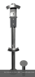 RVS Montagepaal voor Tesla Wall connector