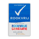 Rookvrij terrein - Informatiebord - Op weg naar een Rookvrije generatie - met logo