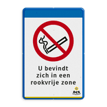 Informatiebord LOGO full-colour - roken verboden