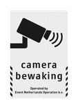 Informatiebord 150x200mm VLAK camerabewaking - Basic + bedrijfsnaam