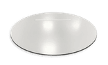 Informatiebord Alupanel (vlak) rond met eigen ontwerp