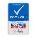 Rookvrije school - Informatiebord - Op weg naar een Rookvrije generatie - met logo