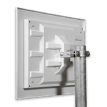 Miroir industriel rectangulaire 600 x 400 mm en acrylique ou polycarbonate avec support Ø48-90 mm