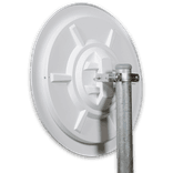Verkeersspiegel acryl - rond 600mm - met opvallend rood/wit kader