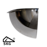 Miroir sphérique 90° Ø600 mm en polycarbonate certifié SKG-V