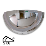 Miroir sphérique demi-sphère 180° Ø500 mm en polycarbonate certifié SKG-V