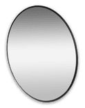 Miroir industriel rond intérieur Ø600 mm – acrylique ou polycarbonate