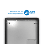 Waarschuwingsbord met 4x 12v LED hoeklampen - oversteekplaats zebrapad RVV L02