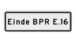 Scheepvaartbord BPR F.3 - 1 regelige aanvullende aanduiding