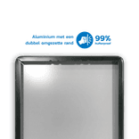 Kabelbord DOR geel/zwart + tekst - reflecterend